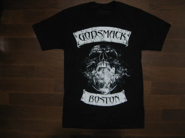 GODSMACK -Boston / Skull Logo- T-shirt